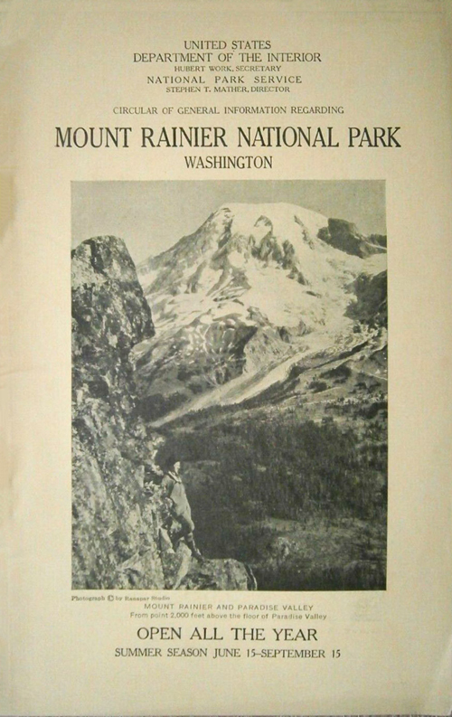 View Point of Mount Adams & Mount Rainer (U.S. National Park Service)