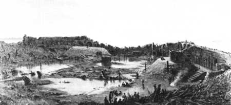 interior of Fort Sumter