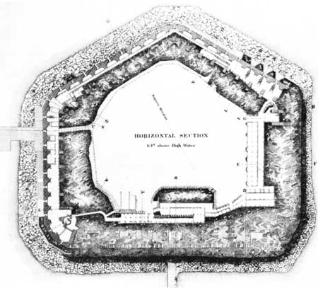 diagram of Fort Sumter