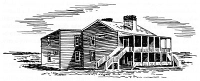 drawing of fort building