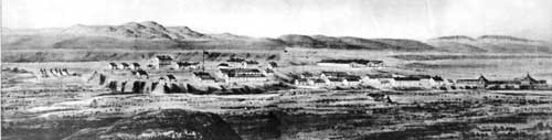 sketch of Fort Laramie