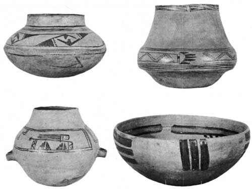 prehistoric pottery vessels