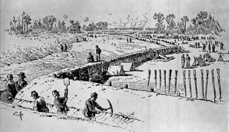 Federal trenches at Cold Harbor