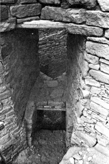 photograph of over-under corner doorway