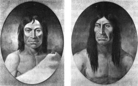 paintings of Tiloukaikt and Tomahas