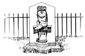 sketch of monument