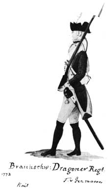 Brunswick Dragoon Regiment uniform