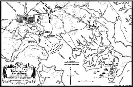 British bombardment of Fort McHenry