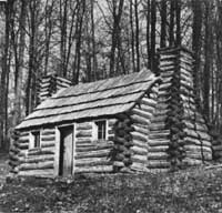 log huts
