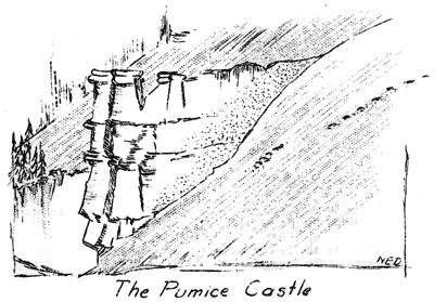 sketch of The Pumice Castle