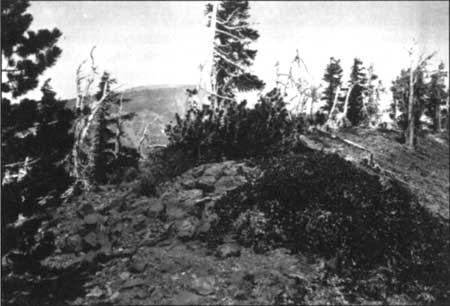cinder cone on Wizard Island, 1901