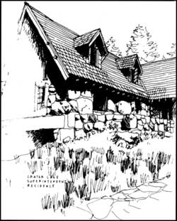 sketch of Superintendent's Residence