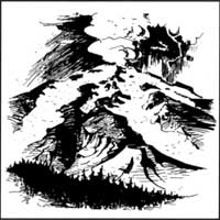 sketch of Mt. Mazama