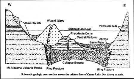schematic geological cross section