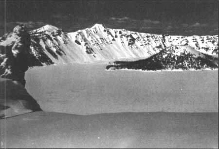 frozen Crater Lake, 1949