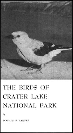 cover to Birds of Crater Lake book