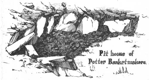 Pit house of Potter Basketmakers
