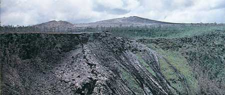 cooled lava cascade