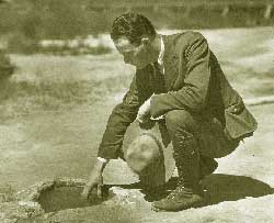 C. Frank Brockman at Longmire Hot Springs