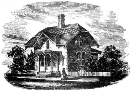 sketch of house