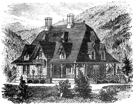 sketch of house