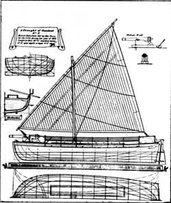 sketch of old ship