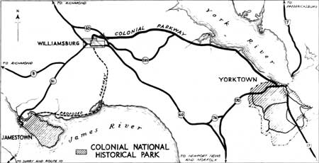 map of Colonial NHP