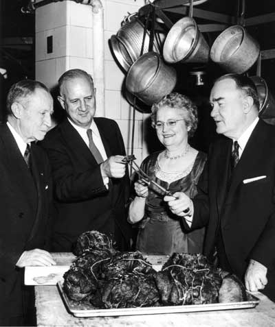 Conrad Wirth, Clarence Davis, Mr. and
Mrs. Singer