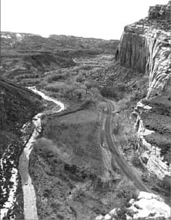 View of Fremont River and State Highway 24