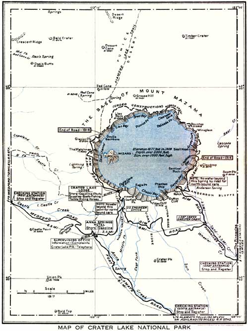 1917 map of park