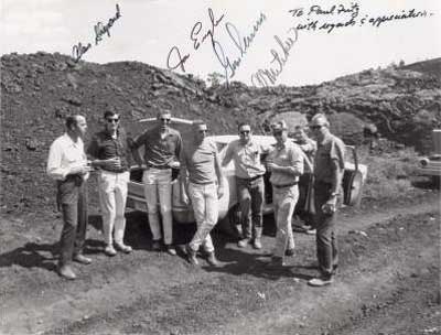 astronauts at Craters of the Moon