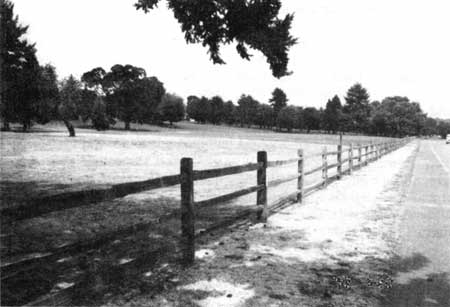 fenced in open space