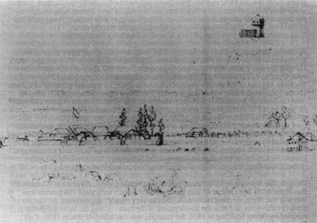 sketch of Fort Vancouver