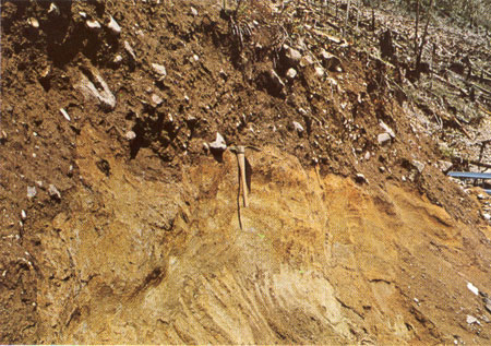 mudflow deposits