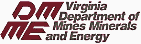 VA Dept. of Mines, Minerals, and Energe Logo
