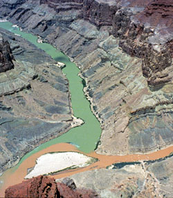 CONFLUENCE OF COLORADO AND LITTLE COLORADO RIVERS