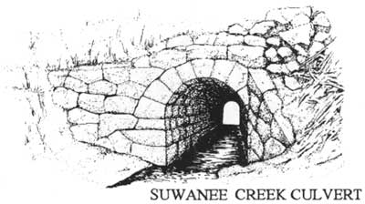 sketch of Suwanee Creek Culvert