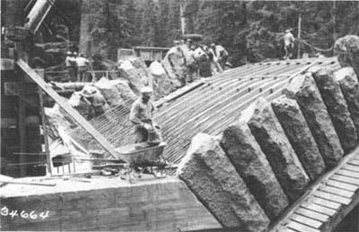 construction of Deer Creek Bridge