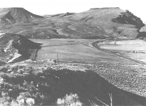 Potential site for
the monument's visitor center