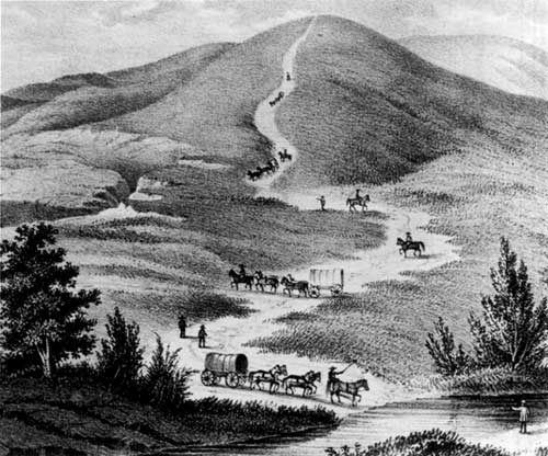 sketch of Oregon Trail