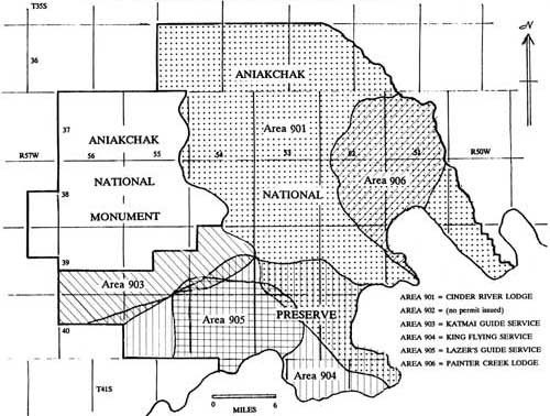 hunting guide areas in Aniakchakmap