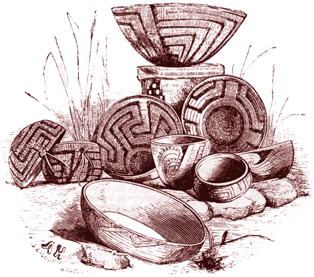 baskets and pottery