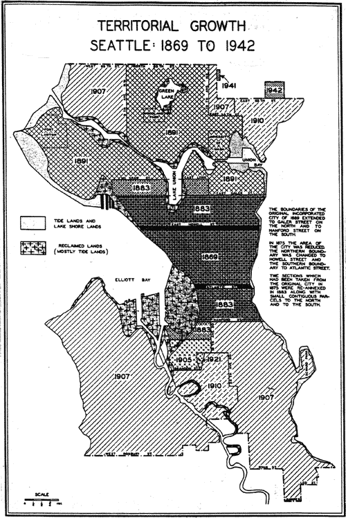 Territorial Growth of Seattle