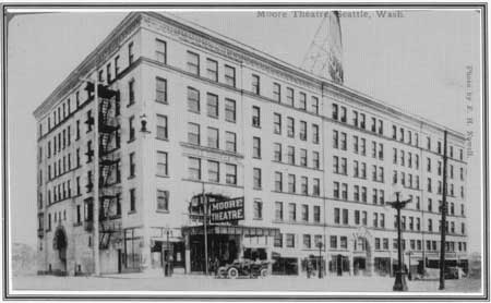 Moore Theater and Hotel, ca. 1909