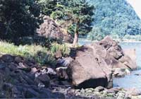 rocky shoreline