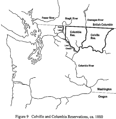 Colville and Columbia Reservations, ca. 1880