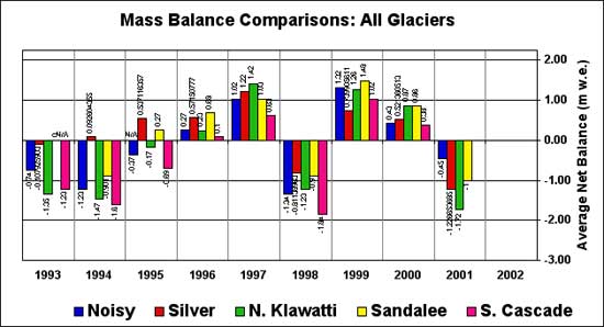Mass Balance Summary Chart