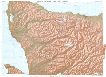 shaded relief map