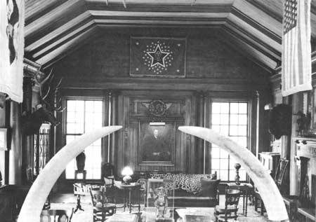 interior of Roosevelt home