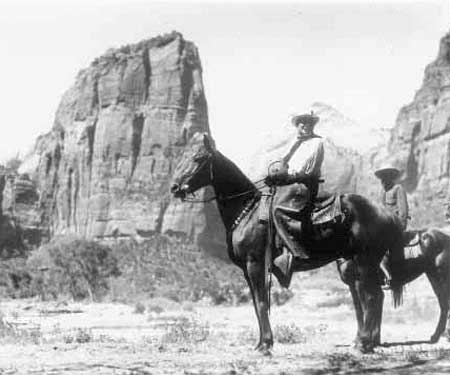 President Warren G. Harding at Zion NP